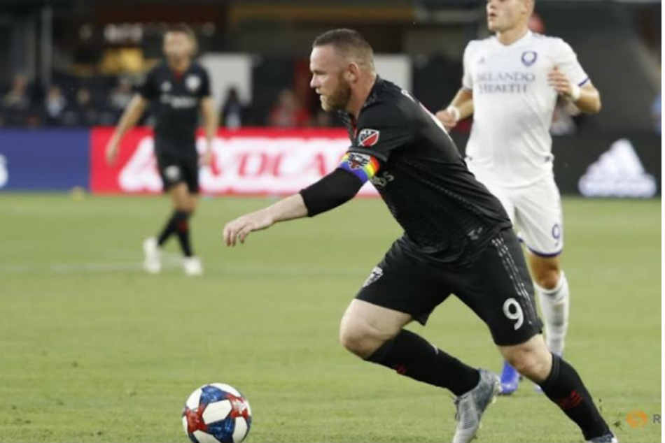 Wayne Rooney scores stunning goal from beyond halfway line for DC United Wayne Rooney scores stunning goal from beyond halfway line for DC United