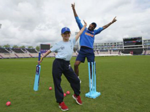 Team India had a day out with kids in Southampton 