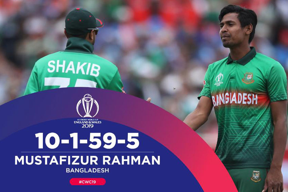 CWC 2019: 179/0 to 314/9, India’s Middle-Order Falls Victim to Mustafizur CWC 2019: 179/0 to 314/9, India’s Middle-Order Falls Victim to Mustafizur