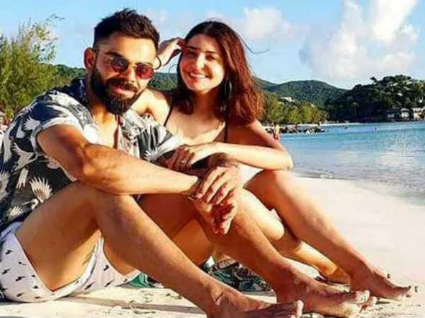 బీచ్‌లో విరుష్క జంట: