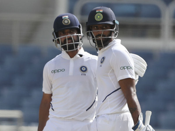 మళ్లీ ఆదుకున్న రహానే, విహారి: