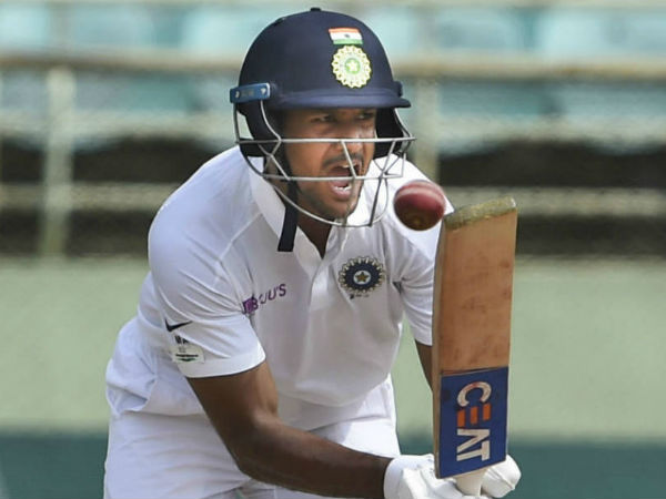 ఏడు పరుగులకే పెవిలియన్‌కు చేరిన మయాంక్