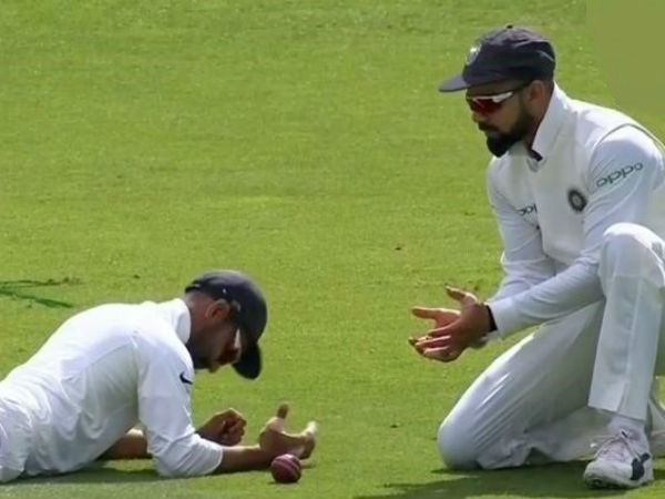 స్లిప్‌ స్థానం నుంచి కొంచెం ముందు నిలబడ్డ రహానే