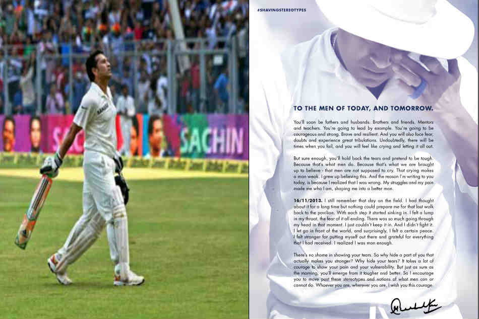 Sachin Tendulkar pens an open letter to the men of today, and tomorrow Sachin Tendulkar pens an open letter to the men of today, and tomorrow