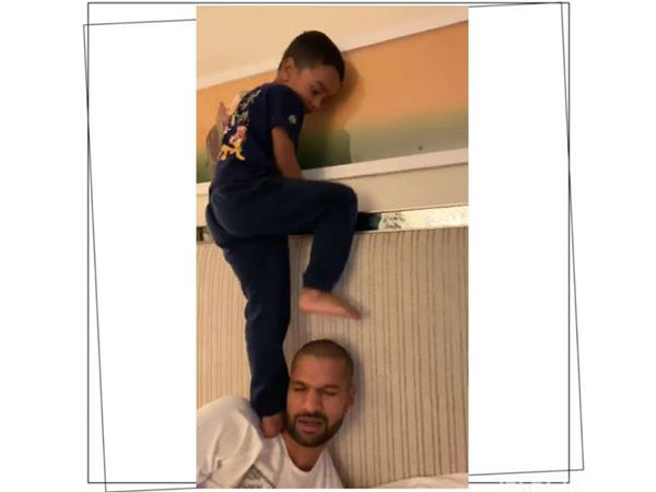  ధావన్‌ను చితకబాదిన కొడుకు: