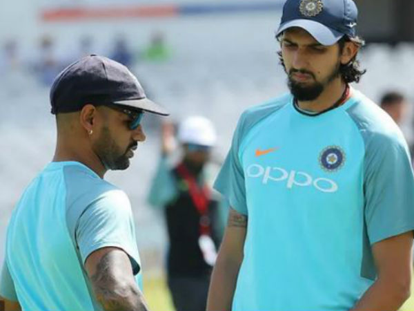 ఇషాంత్, ధావన్ ఔట్: