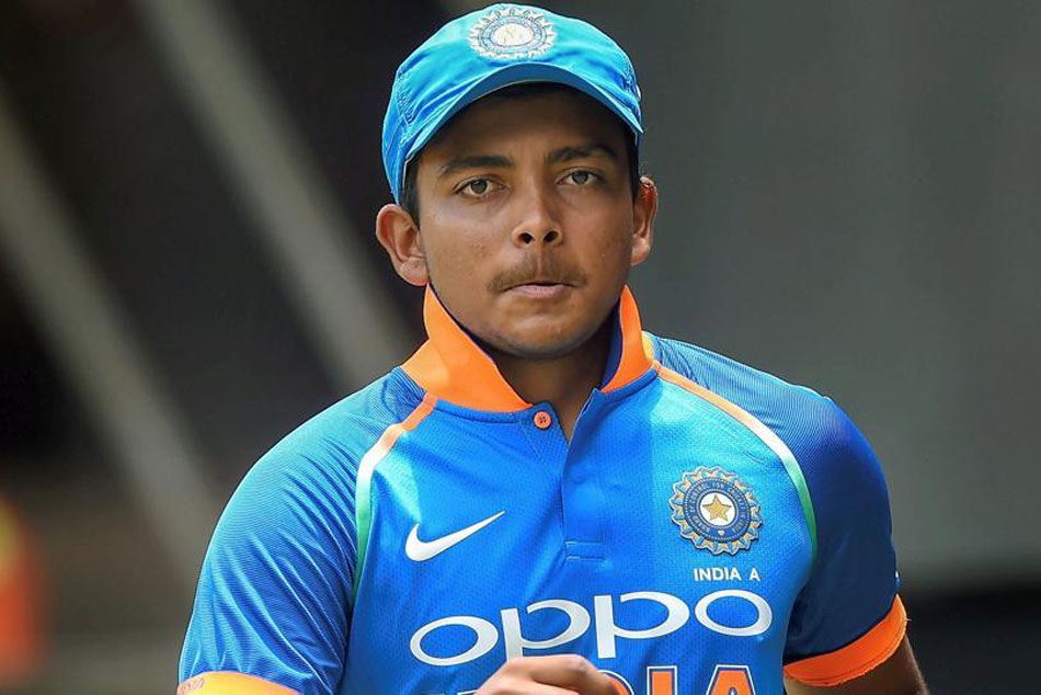 Prithvi Shaw doubtful for Indias tour of New Zealand after suffering shoulder injury Prithvi Shaw doubtful for Indias tour of New Zealand after suffering shoulder injury