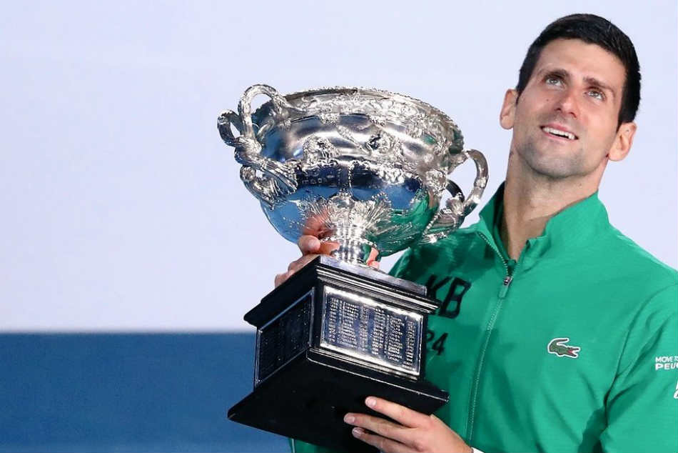 Djokovic faces ₹14L fine for touching umpire Damien, says it was a friendly touch Djokovic faces ₹14L fine for touching umpire Damien, says it was a friendly touch