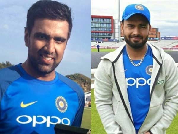 పంత్, అశ్విన్‌కు మద్దతు