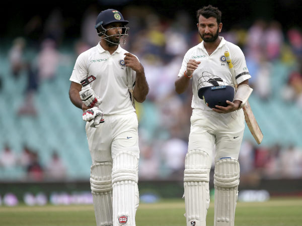 ఆదుకున్న విహారి, పుజారా: