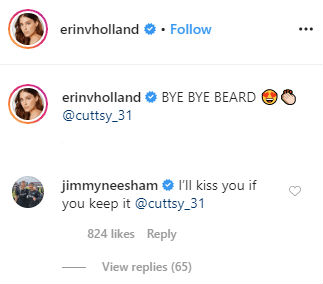 I will kiss you if you keep it, Jimmy Neesham reacts after Ben Cuttings wife says goodbye to his beard