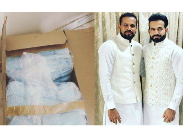 మాస్క్‌లు వితరణ: