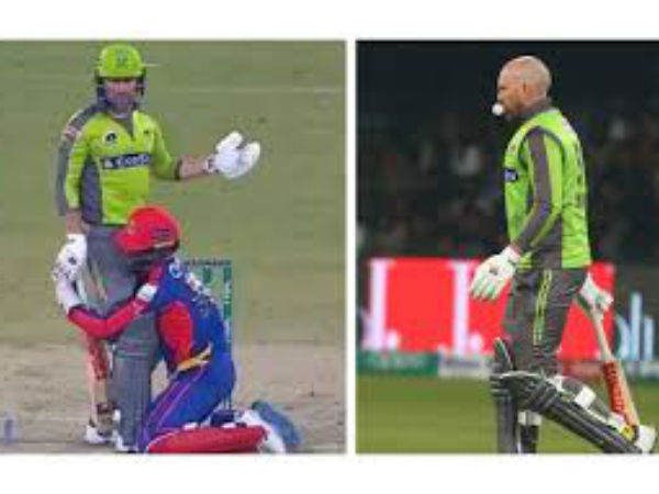 బ్యాట్స్‌మన్‌ కాళ్లు పట్టుకున్న చాడ్విక్‌: