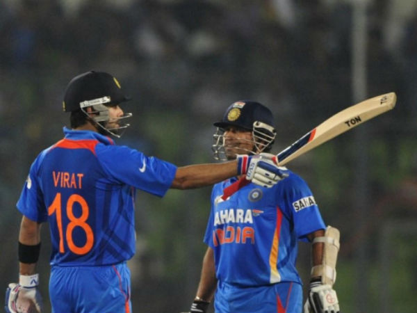  స‌చిన్, కోహ్లీ మ‌ధ్య పోలిక స‌రికాదు: 