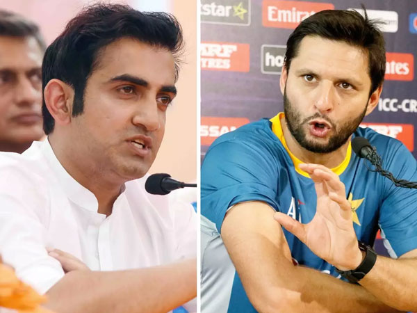 గంభీర్ vs అఫ్రిది..