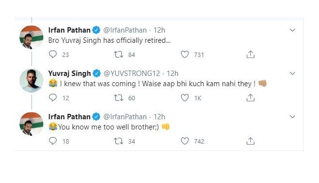 Yuvraj Singh responds to Irfan Pathans if Indian team had an all-rounder like Ben Stokes tweet
