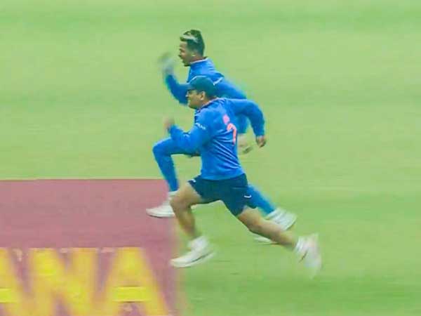 ధోనీ vs పాండ్యా రన్నింగ్ రేస్..