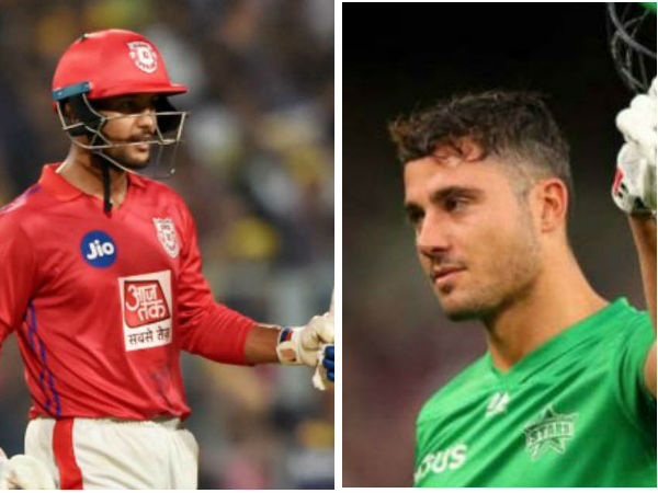  అటు స్టోయినీస్..ఇటు మయాంక్