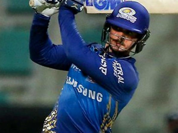 క్వింటన్ బ్యాటింగ్ ఆస్వాదించాను..