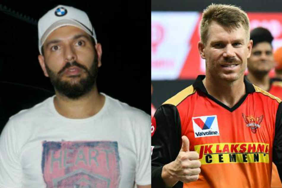 Yuvraj Singh cracks a joke as David Warner launches new YouTube channel Yuvraj Singh cracks a joke as David Warner launches new YouTube channel