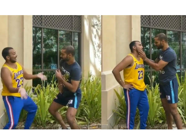  పృథ్వీతో ధావన్ డ్యాన్స్: