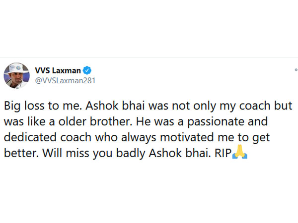 VVS Laxman coach Ashok Singh passes away