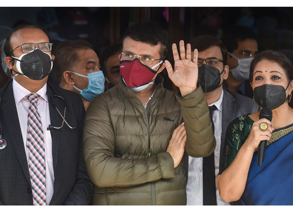 Sourav Ganguly discharged from Woodlands hospital 