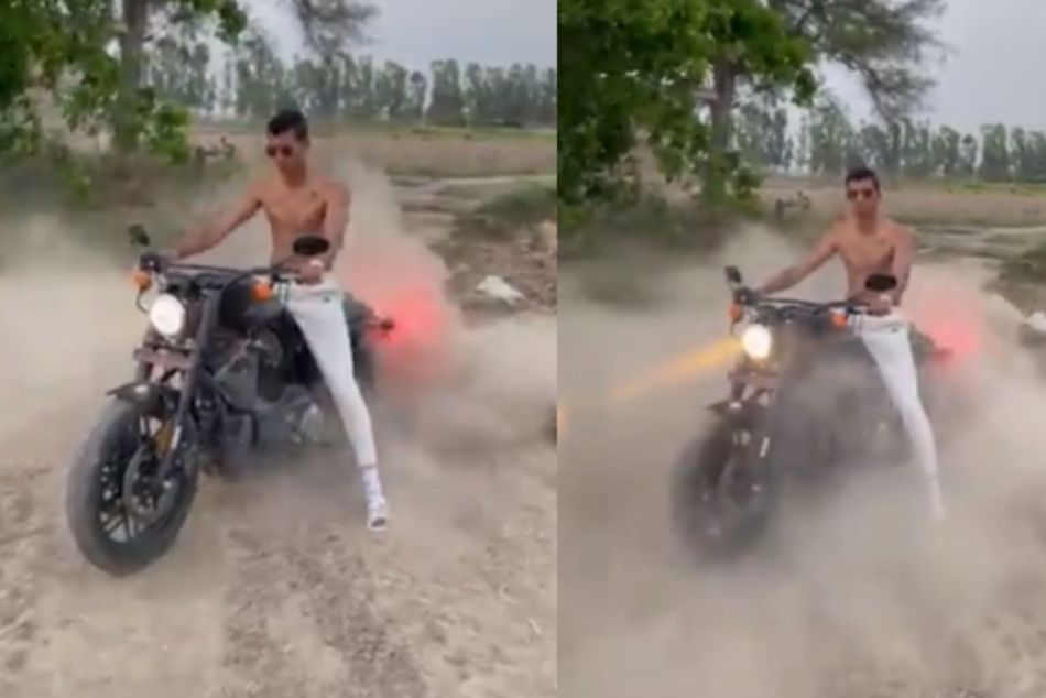 Netizens trolls Navdeep Saini as he shares video with Harley Davidson Netizens trolls Navdeep Saini as he shares video with Harley Davidson