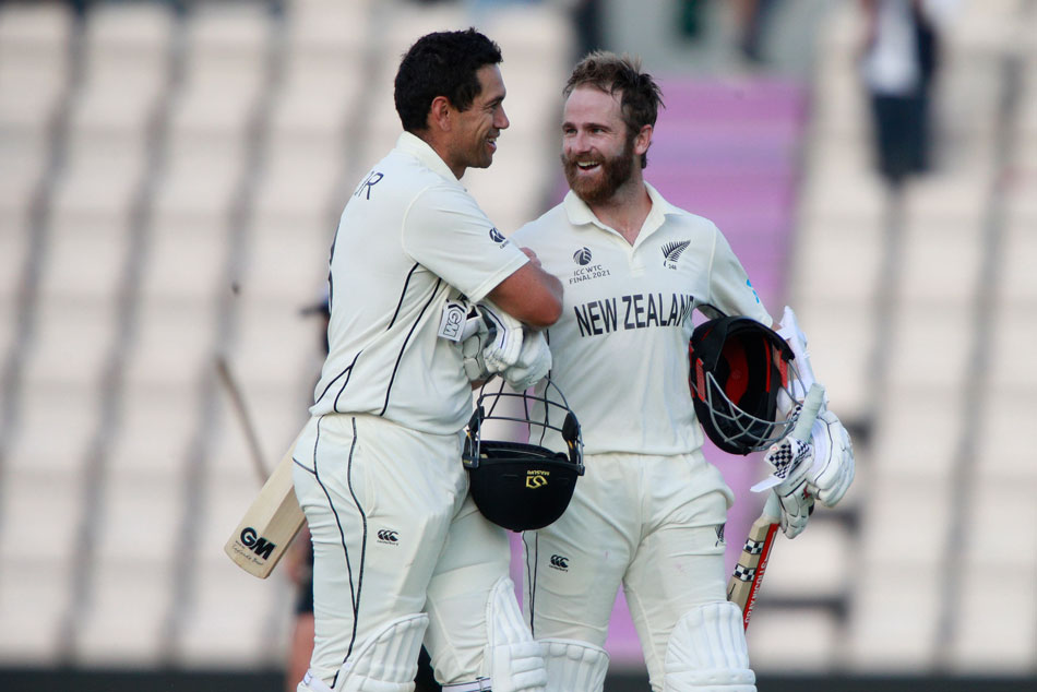New Zealand players jumping in joy inside the dressing room after WTC Win New Zealand players jumping in joy inside the dressing room after WTC Win