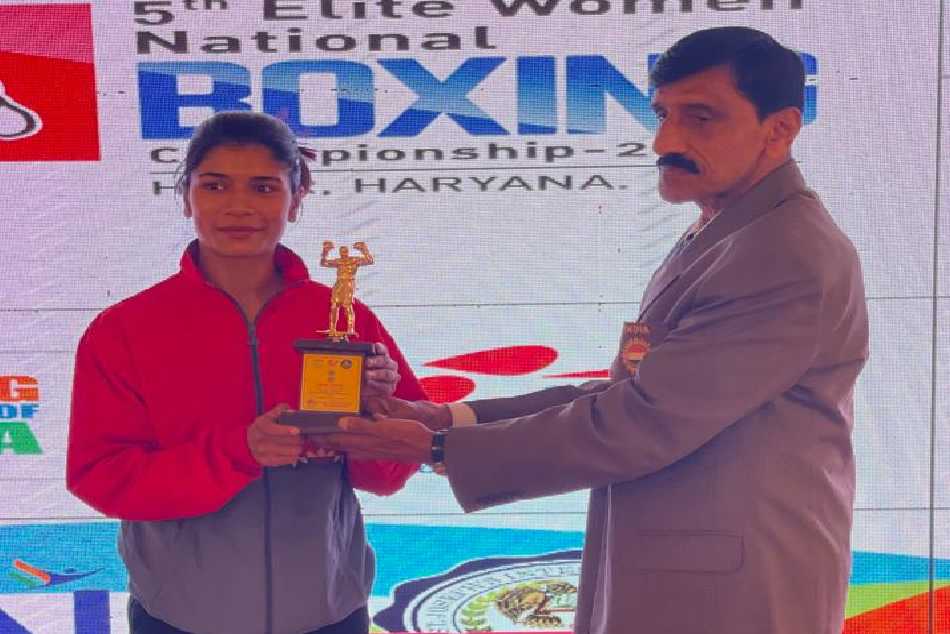 Nikhat zareen won gold medal in national womens elite boxing championship