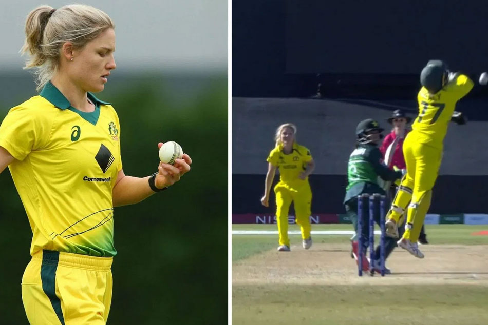 Womens ODI World Cup 2022: Australia Pacer Nicola Carey bowls a moonball against Pakistan Womens ODI World Cup 2022: Australia Pacer Nicola Carey bowls a moonball against Pakistan