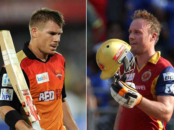 వార్న‌ర్, డివిల్లియ‌ర్స్ ఎన్ని సార్లంటే..