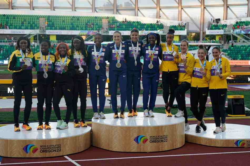 World Athletics Championships 2022: Team USA finishes with 33 medals after Womens 4x400 wins gold World Athletics Championships 2022: Team USA finishes with 33 medals after Womens 4x400 wins gold