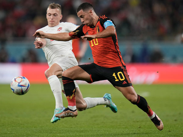 Belgium narrowly wins over Canada to equal Brazil record of eight consecutive wins in World Cup group stage