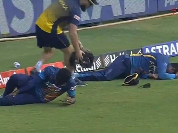  ఫీల్డింగ్‌లో యాక్సిడెంట్