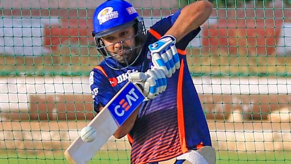 Rohit Sharma showing vintage vibes with lofted six