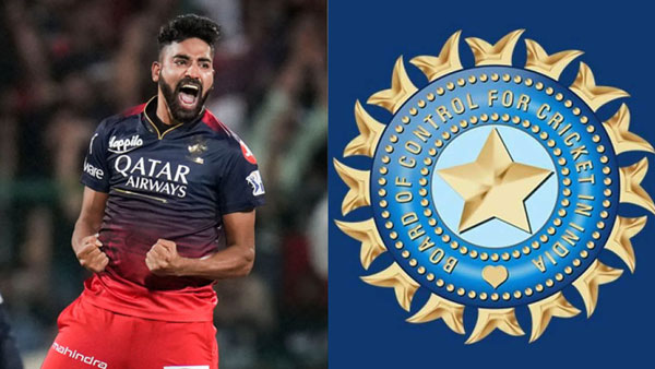 mohammed siraj bcci