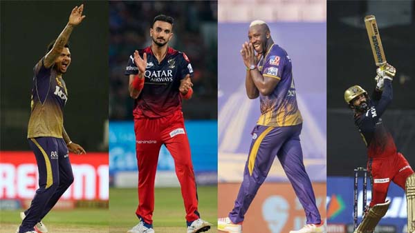 Playins XI of both teams RCBvsKKR Today IPL match