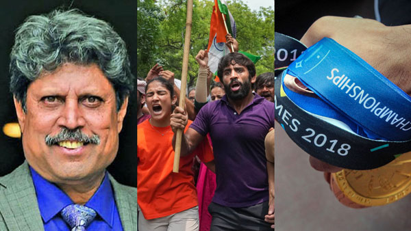 Wrestlers Protest Kapil Dev
