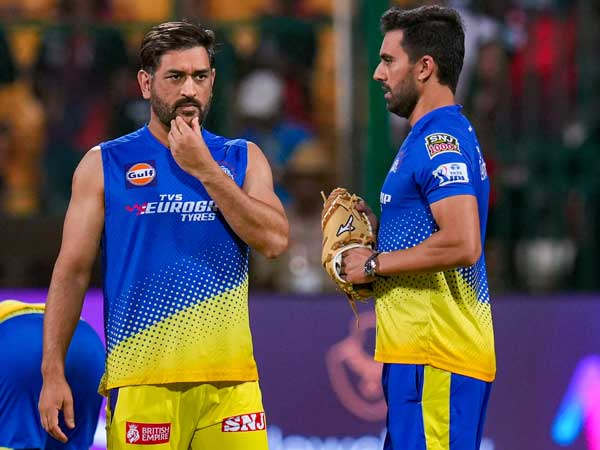 MS Dhoni Deepak Chahar