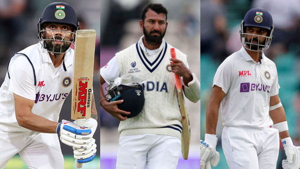 virat kohli pujara rahane