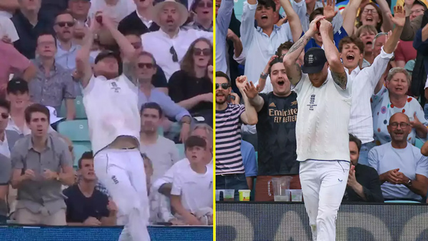 Ben Stokes took a stunning catch