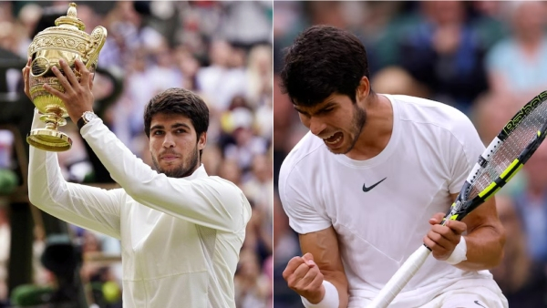 Wimbledon 2023: Carlos Alcaraz beats Novak Djokovic in five-set thriller, wins maiden title