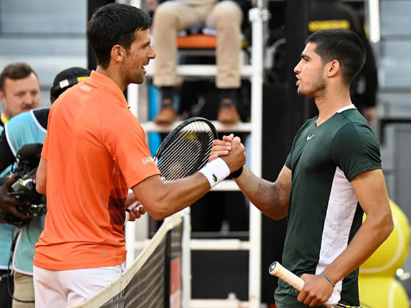 Carlos Alcaras Novak Djokovic 