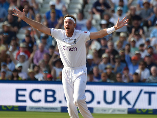 England pacer Stuart Broad