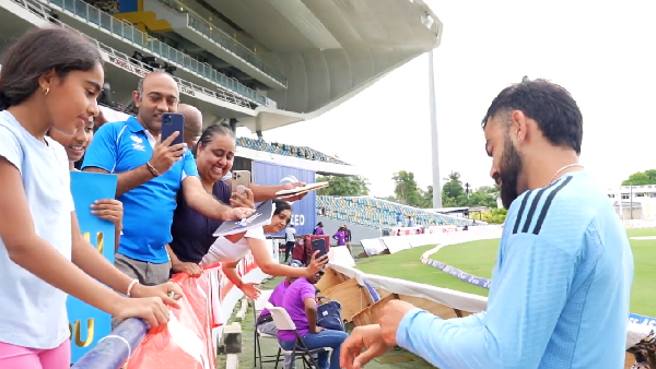 INDvsWI Virat Kohli makes a little fangirl extremely happy
