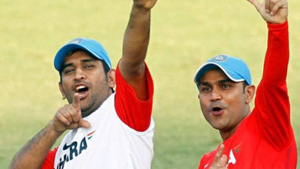 Virender Sehwag wishes MS Dhonis on his birthday in style