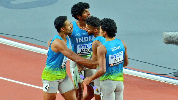 Indian Mens relay team failed to clinch medal at World Athletics Championships