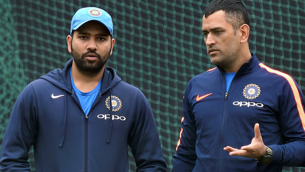 MS Dhoni Rohit Sharma 