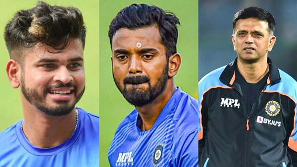 Rahul Dravid Hints KL Rahul and Shreyas Iyer Rahul Dravid Hints KL Rahul and Shreyas Iyer
